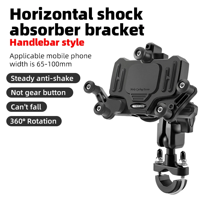 Phone Holder For Bike ROCKBROS Motorcycle Phone Mount Anti