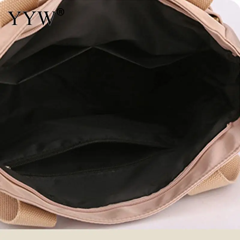 Large Capacity Tote Bags Women's Simple Casual Nylon Fabric Handbag Versatile Waterproof Oxford Single Shoulder Commuting Bag