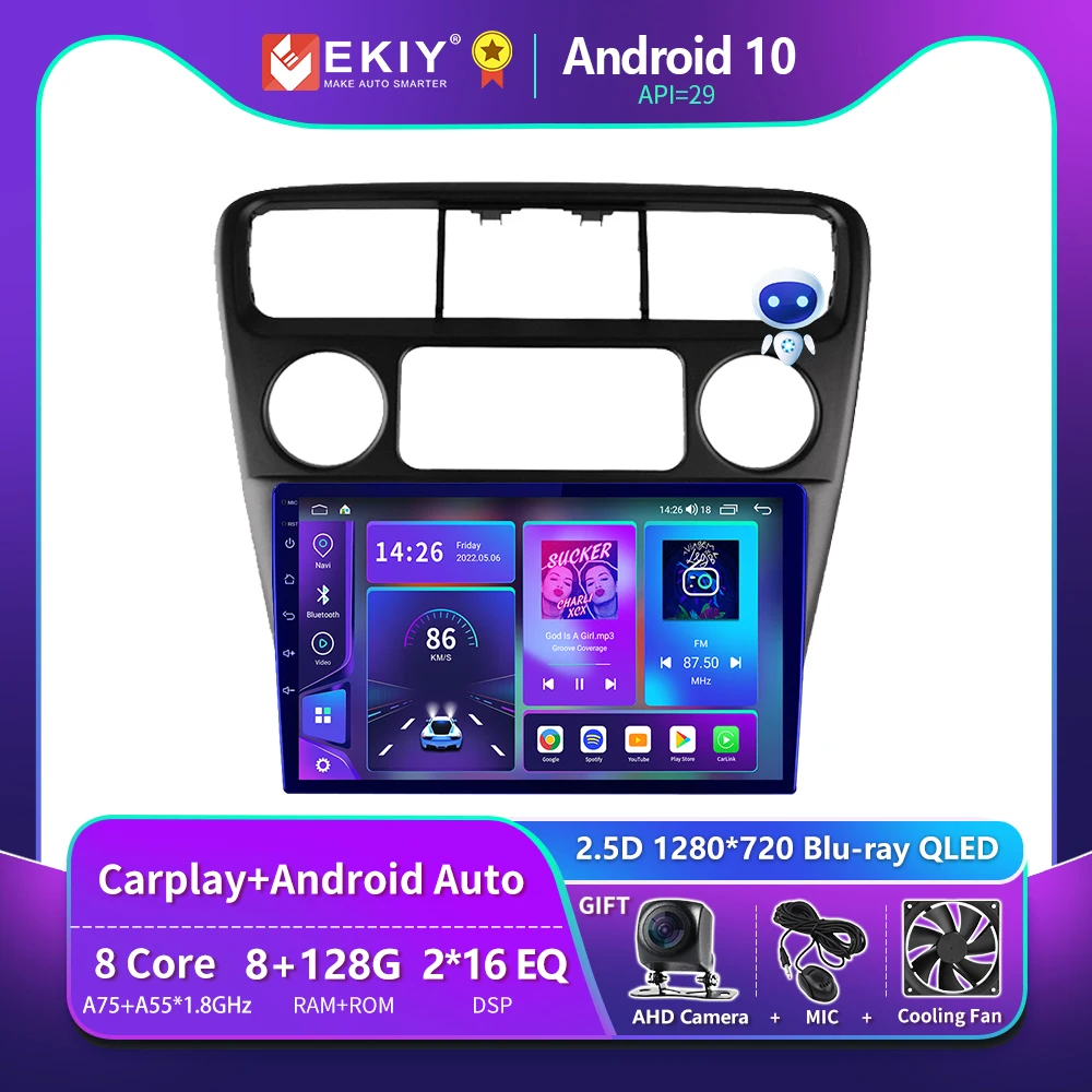 

EKIY T900 8G 128G Car Radio For Honda Accord 6 1997 - 2002 Multimedia Player Navigation GPS Android 10 Tape Recorder No 2din DVD