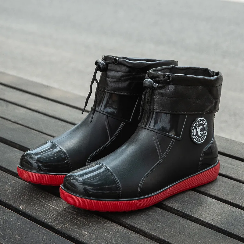 Bottes homme 2024 mode extérieur imperméables quatre saisons confortables anti-dérapantes chaussures pêche