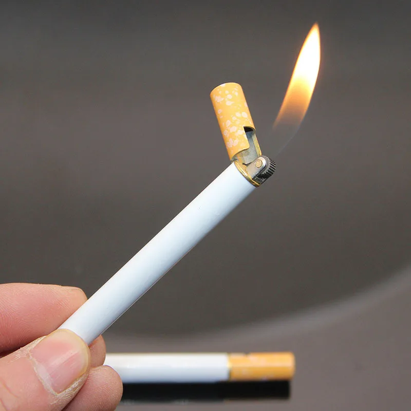 Metalen Winddichte Aansteker Met 4 Vlammen - Transparante Gasindicator, Cadeau Voor Heren