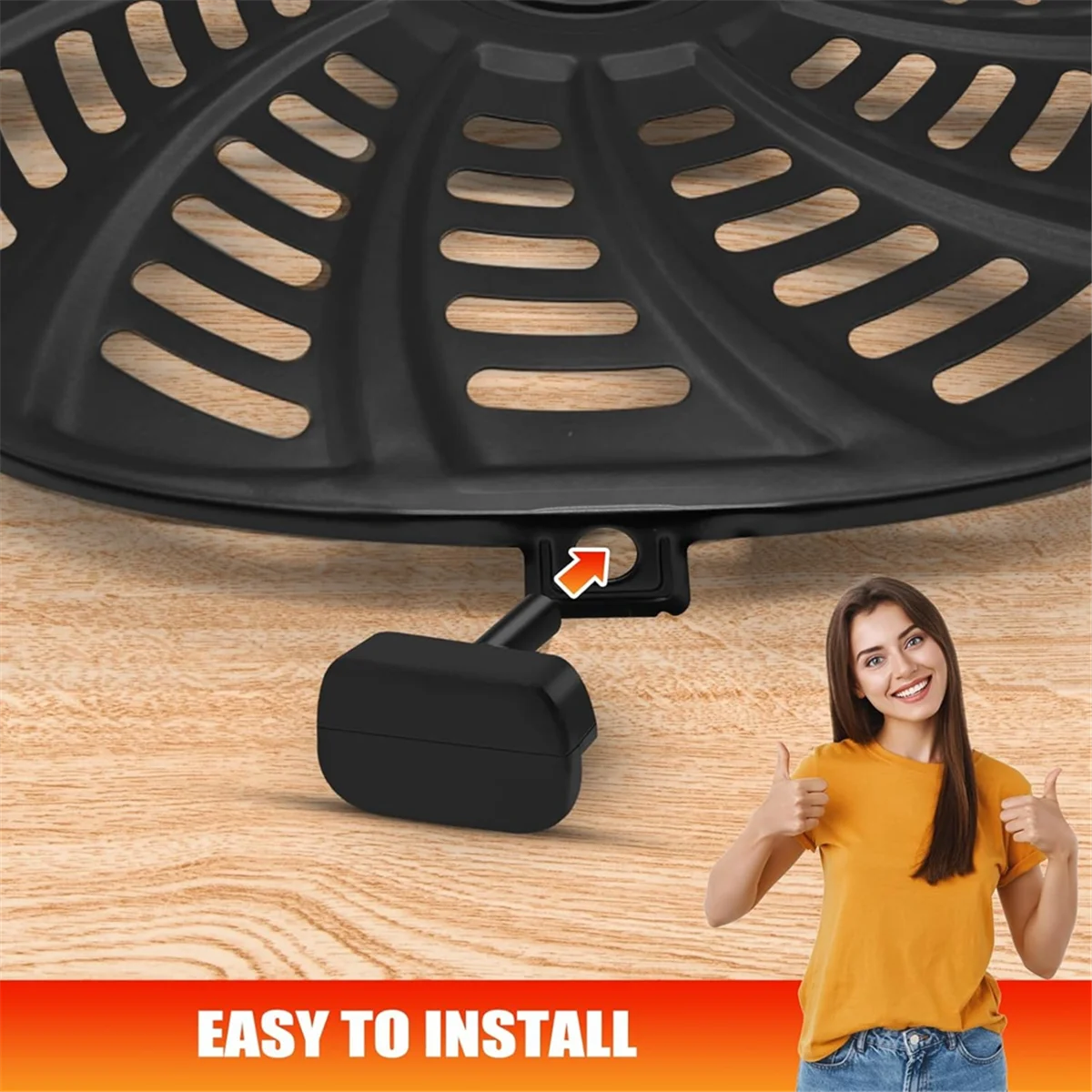 Air Fryer Rubber Feet for GAF686 GAF798 GAF838 Air Fryer Oven Etc, 12PCS Silicone Replacement Parts Tabs Tips HOT
