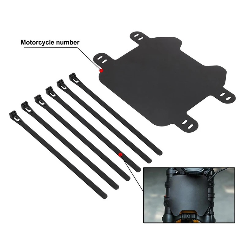 

Motorcycle Plastic Housing for Sur-Ron X/s Front Fender Motorcycle License Plate Number Plate Retrofit Accessories