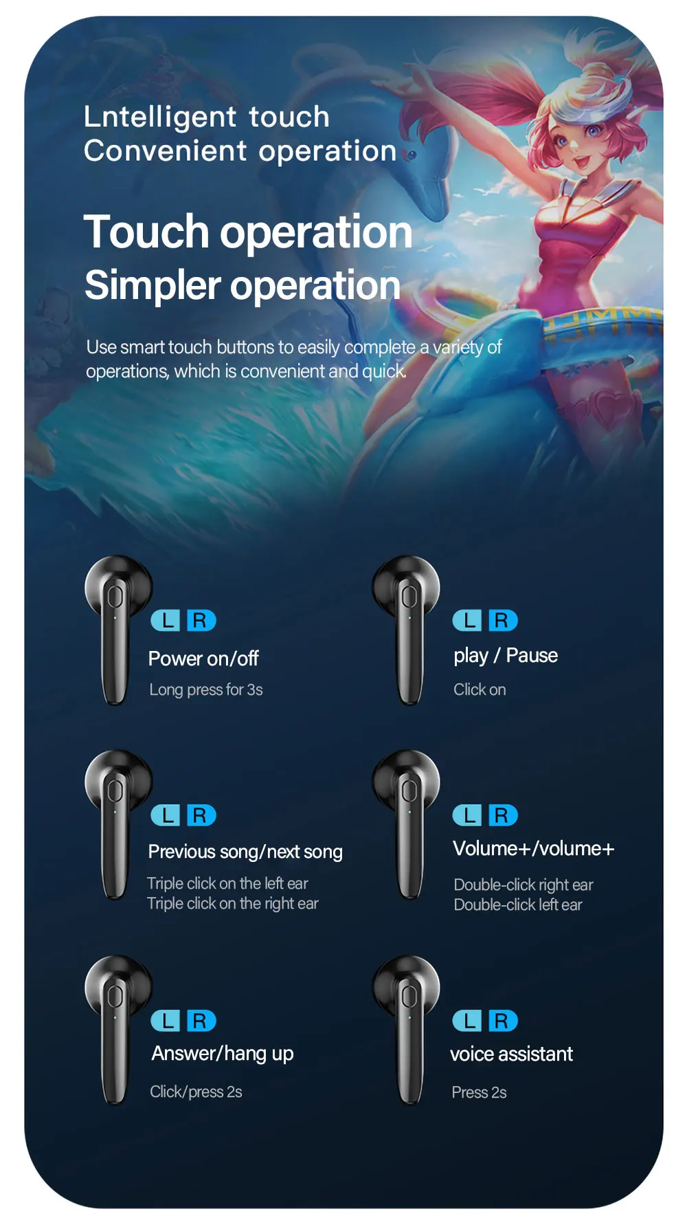 Lenovo XT96 Bluetooth 5.1 Earphones Thinkplus Live Pods True Wireless ...