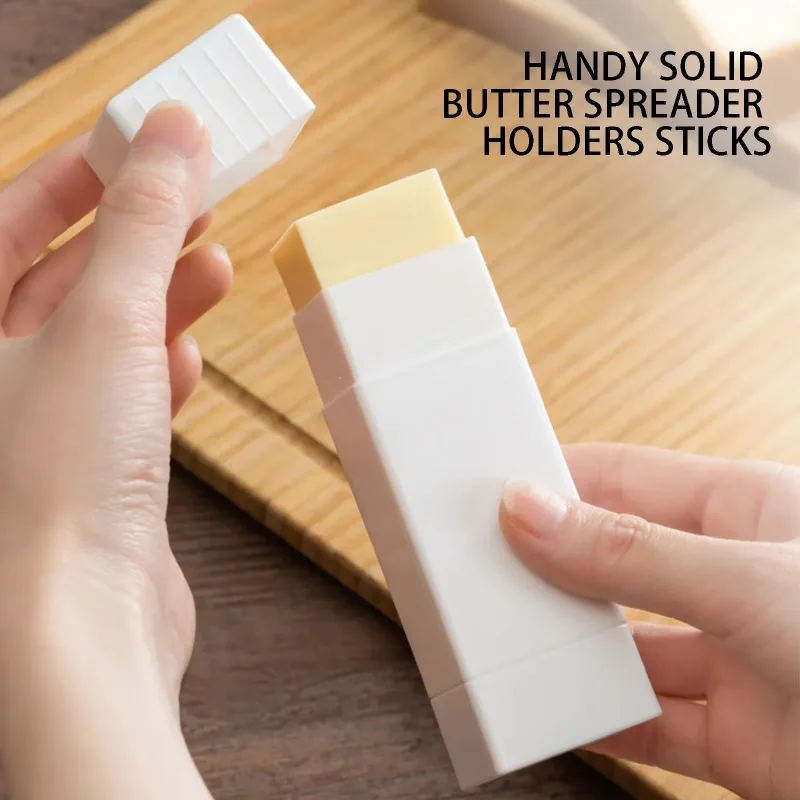 Butter spreader holder Handy Solid Butter spreader holders Sticks Plastic storage box Small kitchen baking tools Container Cheese keeper case 1PC
