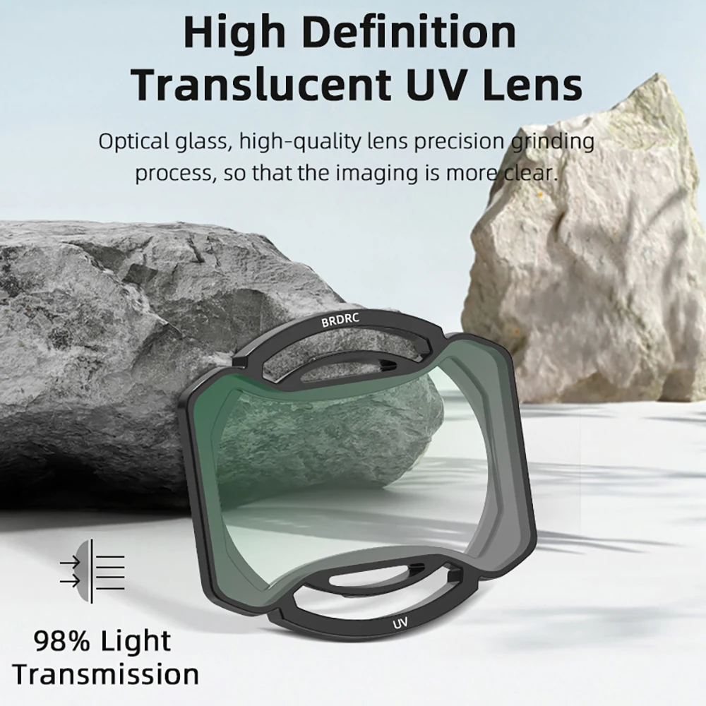 BRDRC Avata 2 Drone Lens Filters Set for DJI AVATA 2 Camera UV CPL ND8 ND16 ND32 ND64 Optical Glass Photography Filters Kit lens filters nd filters set