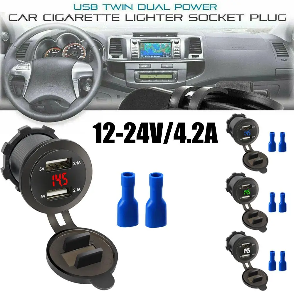    ÷, 12-24V, 4.2a  USB ڵ  ÷,     ܼƮ,  ÷ D0e4