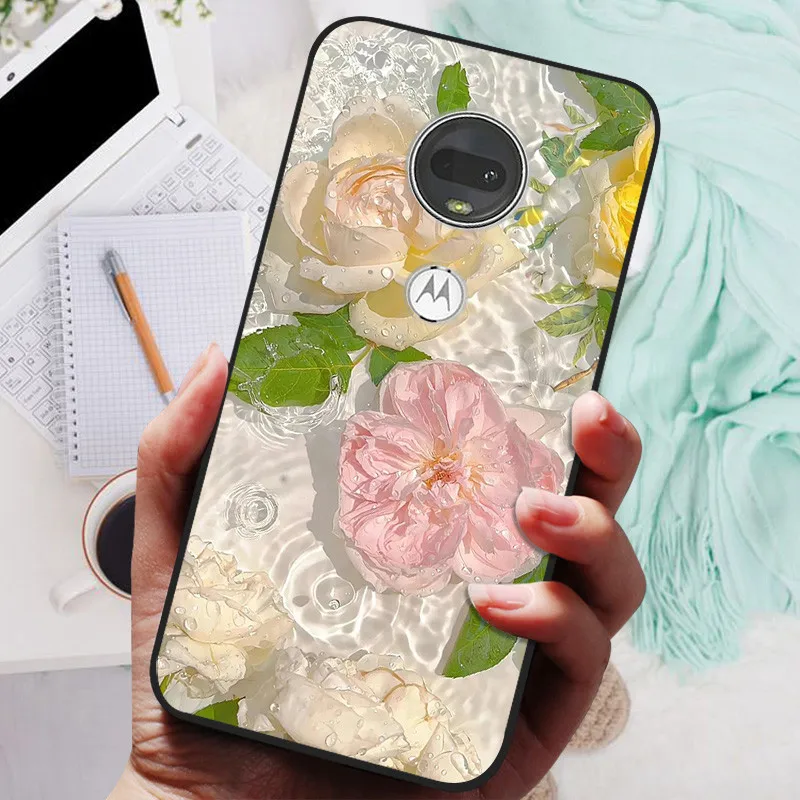 Stylish Soft TPU Protective Case - Fashionable Painted Cover for Motorola Moto G7 Series