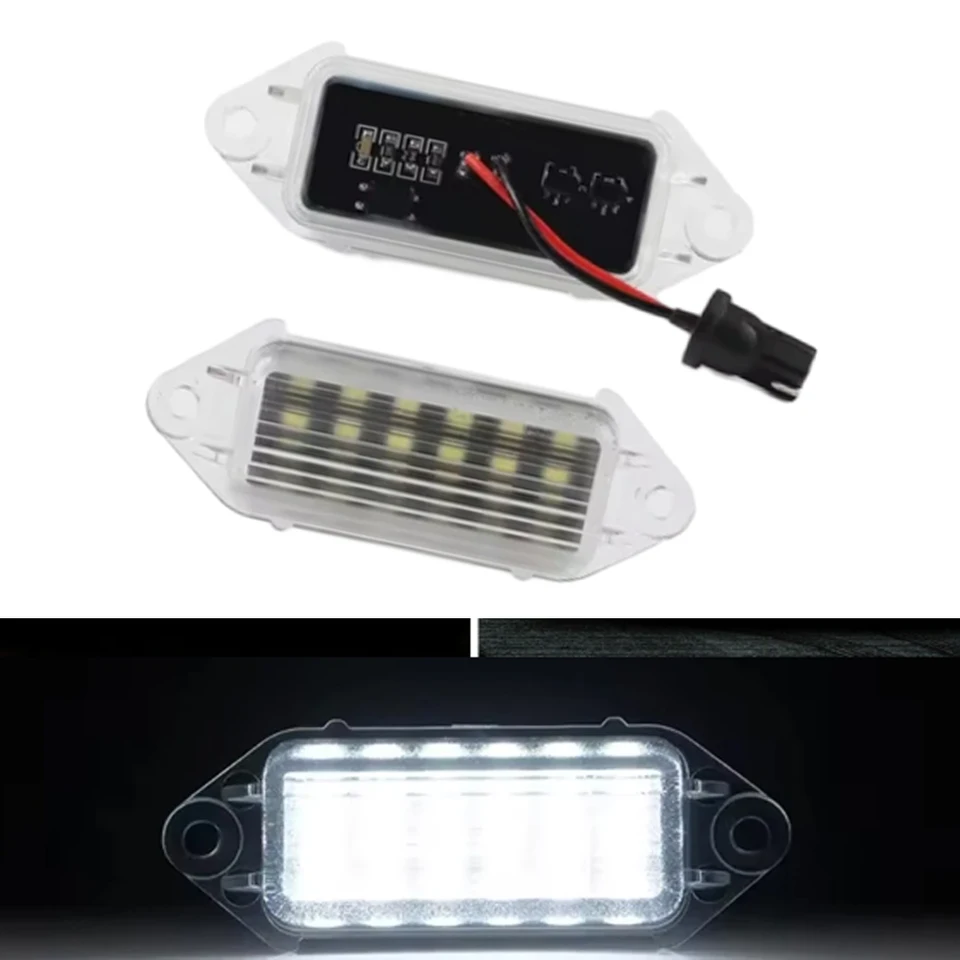 パーツ Lemon 12V 2Pcs LED Number License Plate Lights for Mitsubishi