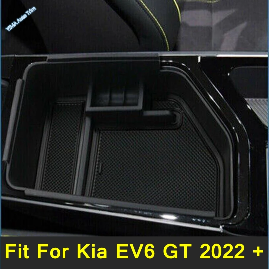 

Car Armrest Box Storage Center Console Container Holder Organizer Case Fit For Kia EV6 GT 2022 2023 Interior Tidying Accessories