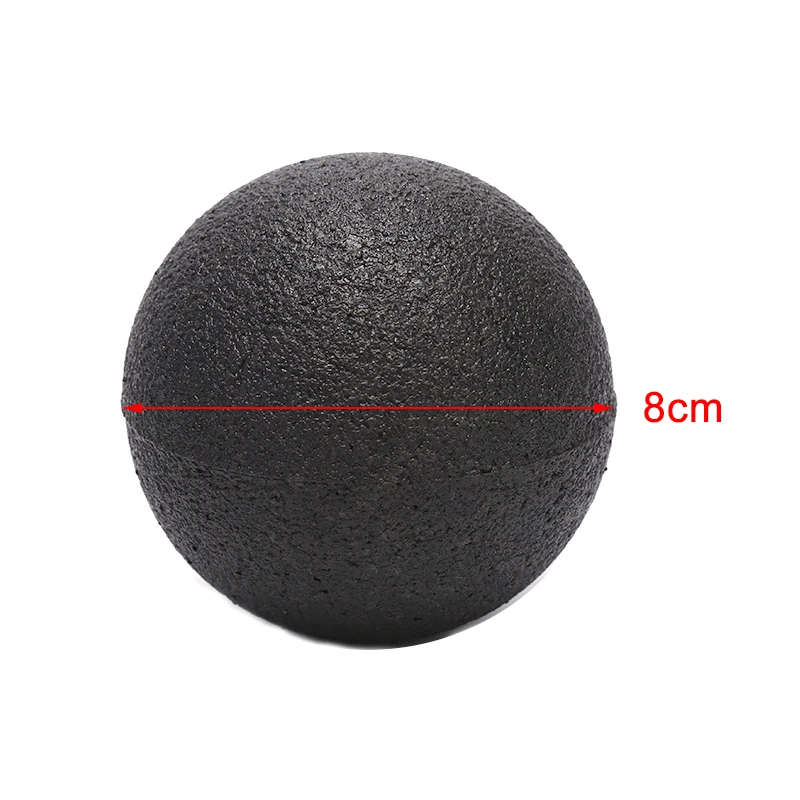 1PC Fitness Round EPP Hand Massage the Ball Portable Physiotherapy Ball Gym Sport Massager Roller Black Training Grip