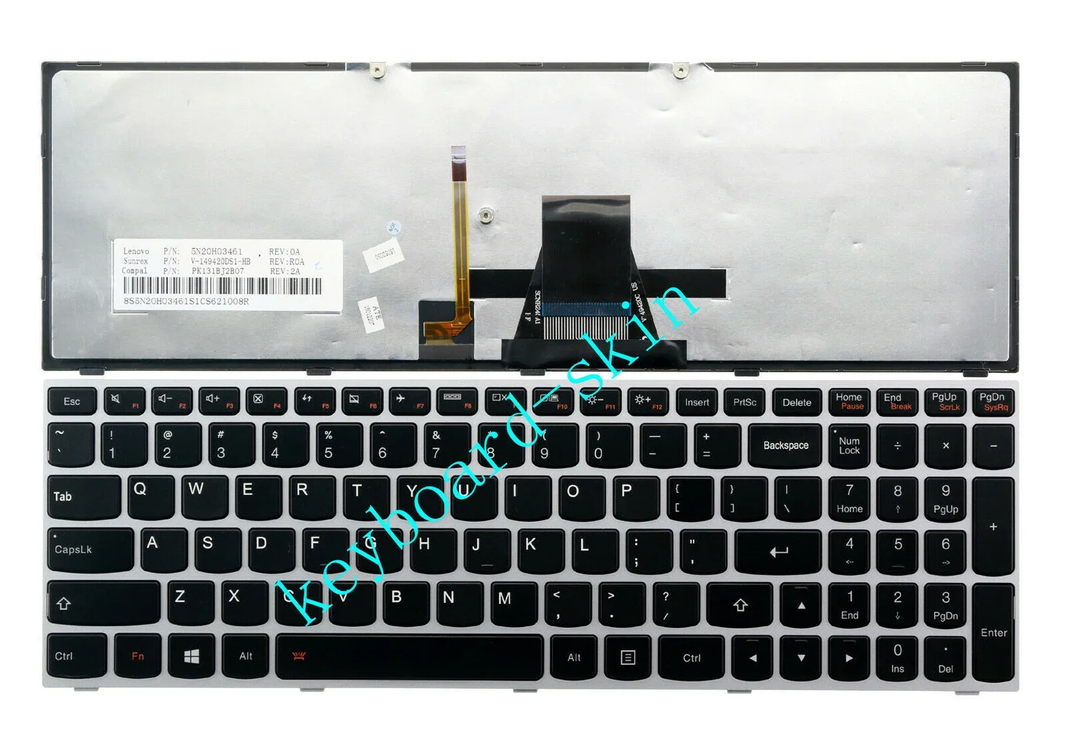 

New US backlit Keyboard for Lenovo G50 G50-30 G51 G51-30 B50 B50-10 B51 B51-30 Z50 Z50-70A Z51 Z51-70A E50 E51 M50 M51 N50