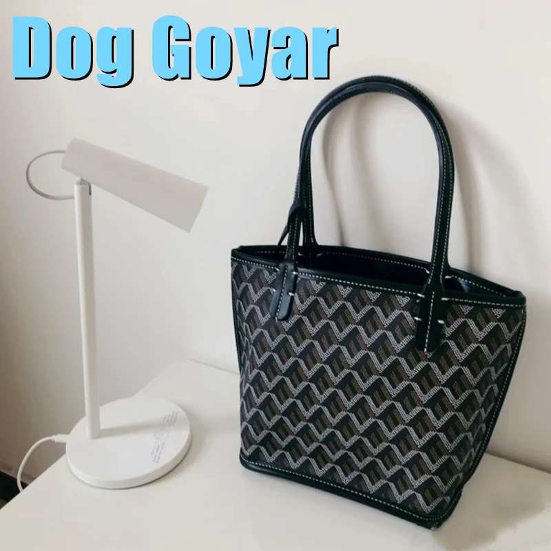 Dog GOYAR bag A++++ little bag one shoulder handbaglarge capacity shoulder Shopping  bag Mummy tote Bag double sides leather mini - AliExpress