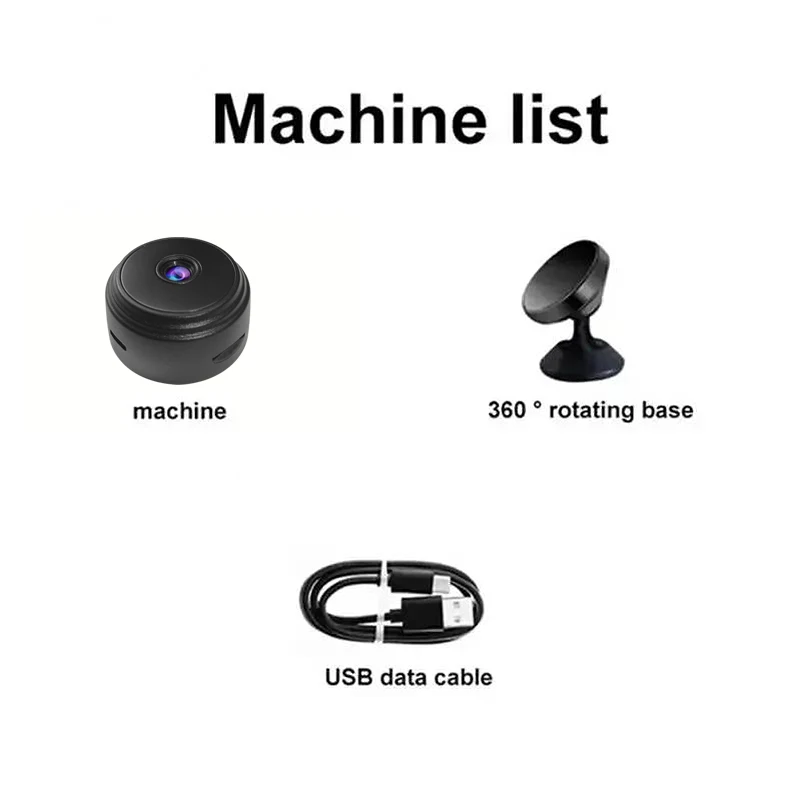 WiFi Camera A9 Mini Wireless Video Recorder Voice Recorder Security Monitoring For Infants And Pets