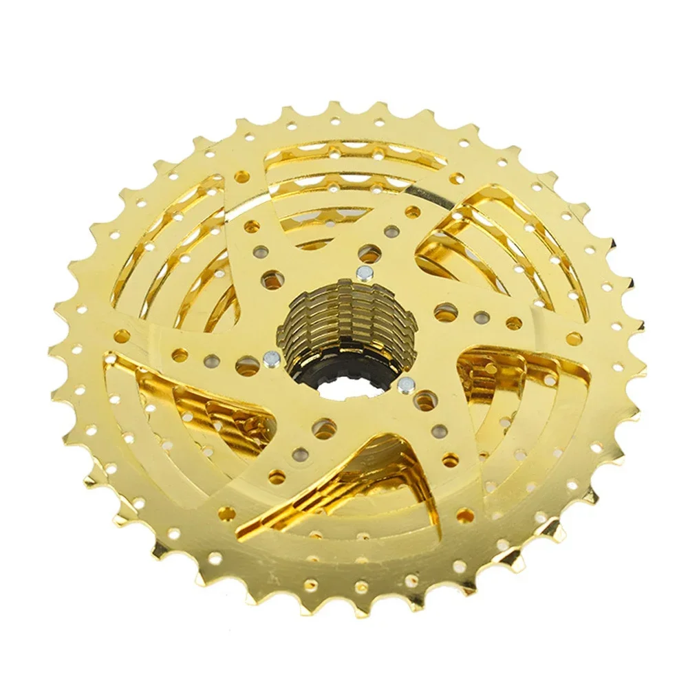 VG SPORTS Mountain Bike Freewheels 8/9/10/11 Speed Gold Mountain Road Bike Flywheel Wear-resistant Lightweight Cassette Flywheel