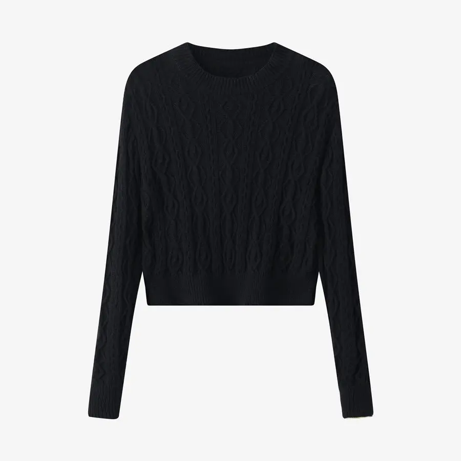 Women's Short Cable Knitted Top with Adjustable Strap Dress - Fast Shipping