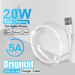 20W PD3.0 USB Charger Cable For Apple iPhone 14 13 11 12 Pro Max XS XR 8 Plus Phone Fast Charging Lightning Cable Accessories
