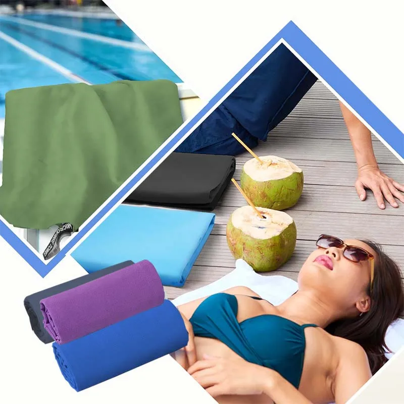 3 piece set Towel Perfect Travel Gym Camping Towel Quick Dry Compact-Lightweight Suitable for Trip, Beach,Shower,Backpacking 4
