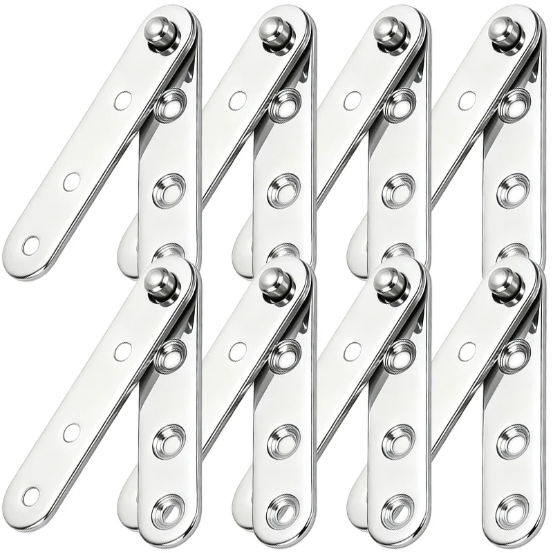 Easy Install 360° Rotating Stainless Steel Invisible Door Hinge