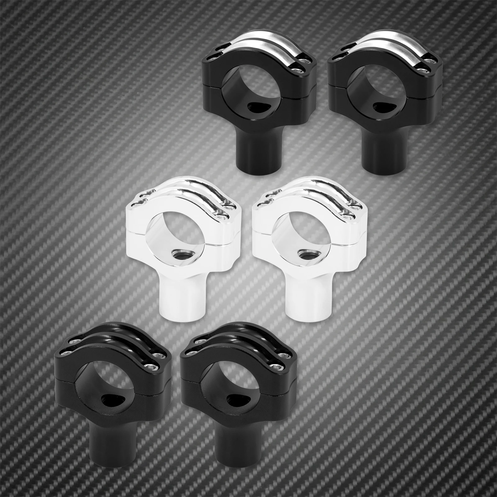 4 Inch Handlebar Riser 1 Inch Clamp Compatible With Softail - View #2