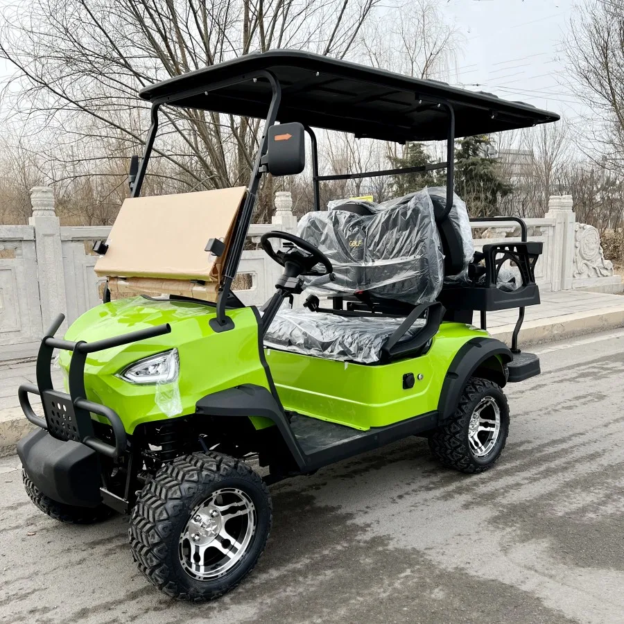 

2024 Hot Sale Off Road Club 4 Seater 60V Car Hunting Cart Golf Car 5000W Electric Golf Cart with Lithium Battery