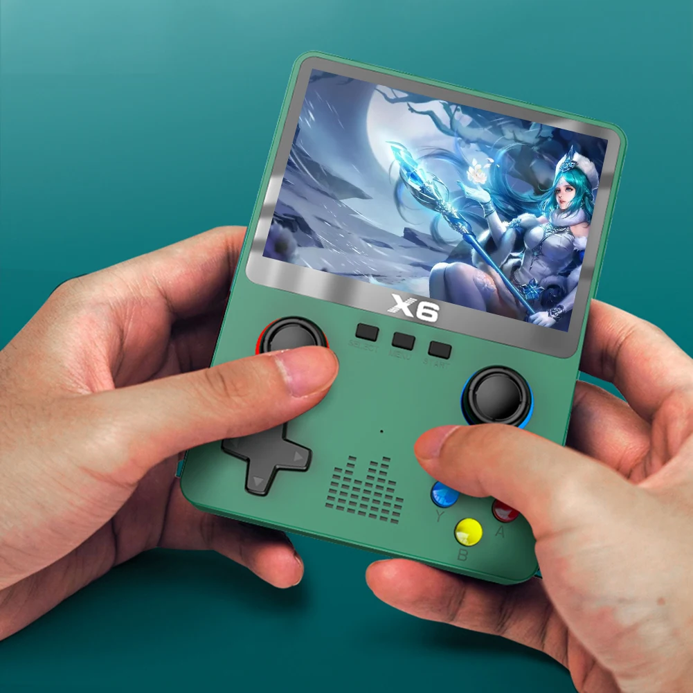 X6子供用レトロゲームコンソール,10000ゲームの3Dジョイスティック,11