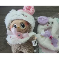 Labubu Doll Clothes Chiikawa Cute Little Eight Usaki Flying Squirrel Chestnut Head Pendant Baby Clothes 12cm Doll Cross-dressing 1