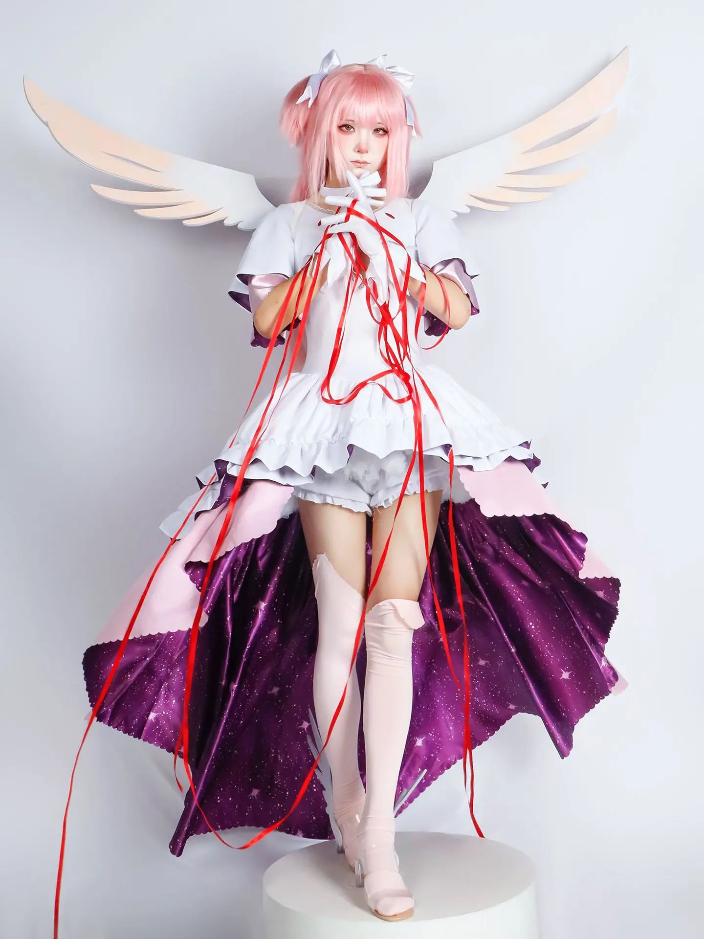 Puella Magi Madoka Magica-Inspired Madoka Kaname School Uniform Cosplay Costume for Women