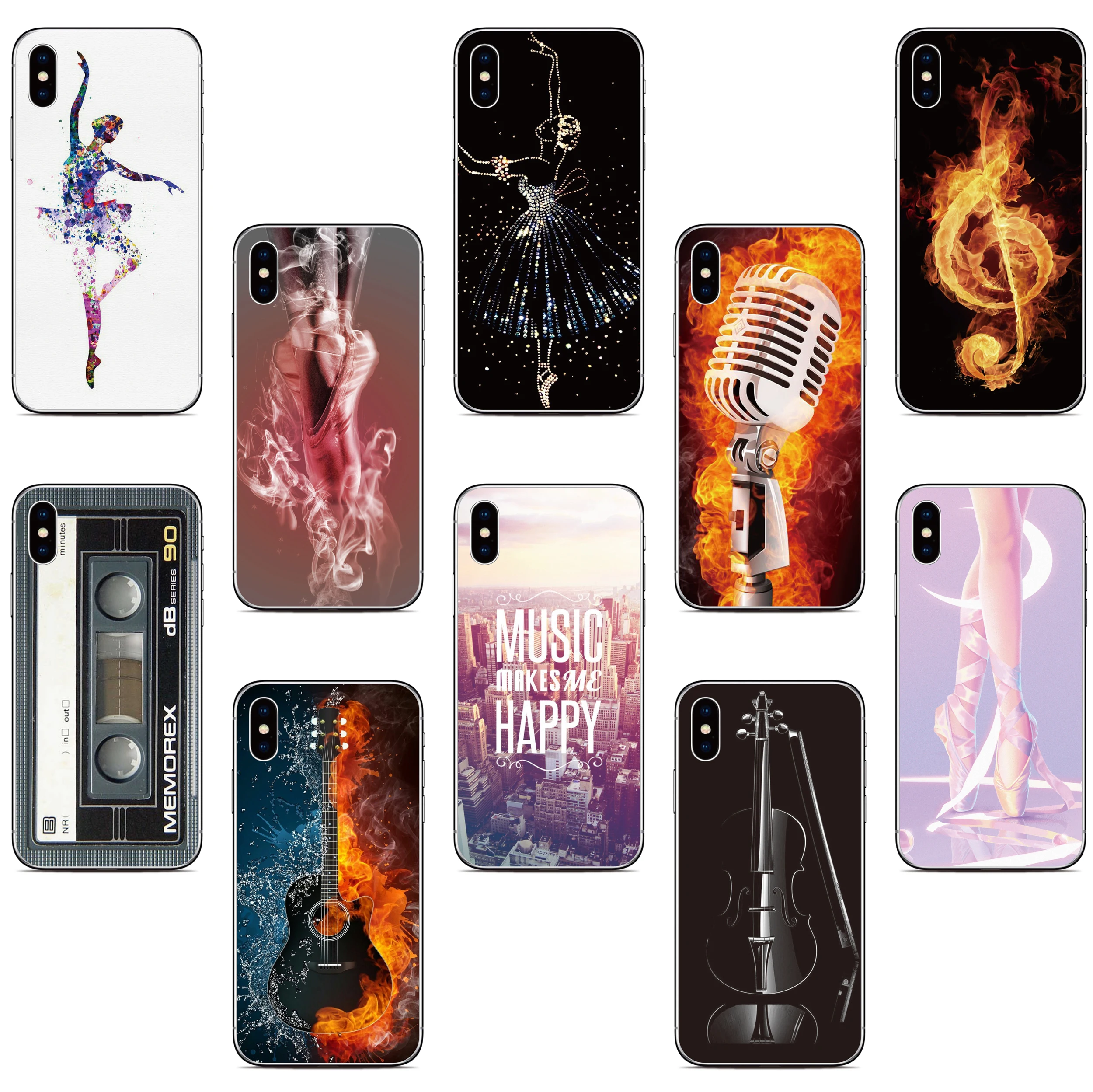 Custodia Per Telefono Da Ballo Musicale Per Gigaset Gx6 Gx4 Gs5 Gs4 Gs3 Blu G91 C5 Max View 2 3 Bold N2 F91 Cat S62 Pro S42 S52 S75 5G Cover