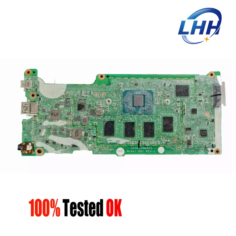 

Материнская плата DA00G1MB6C0 для ноутбука HP Chromebook 14 G5 Chromebook 11 G6 материнская плата с N3350 32 Гб EMMC 4 Гб RAM UMA