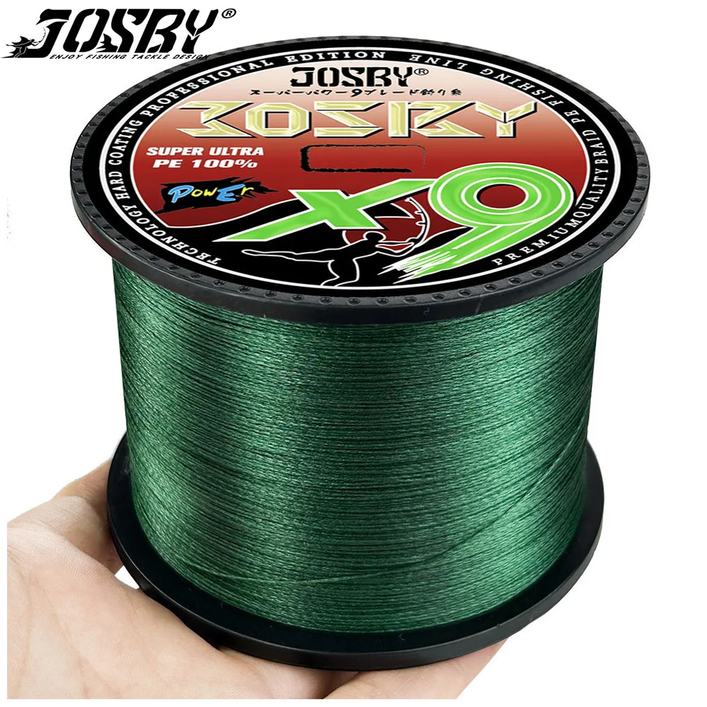 

Леска плетеная из ПЭ, 9 нитей, 300/500/1000 м, 22-88Lb