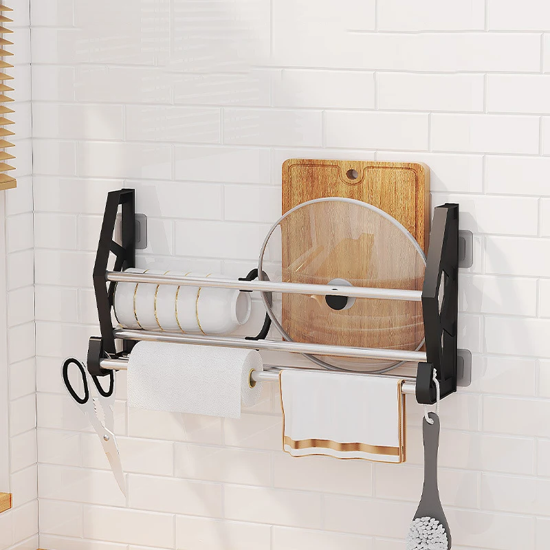 Multi Layer Assembly, Nail Free, Hole Free Door, Shoe Rack, Bathroom Slipper Rack, Simple Wall Mounted Storage Rack 4