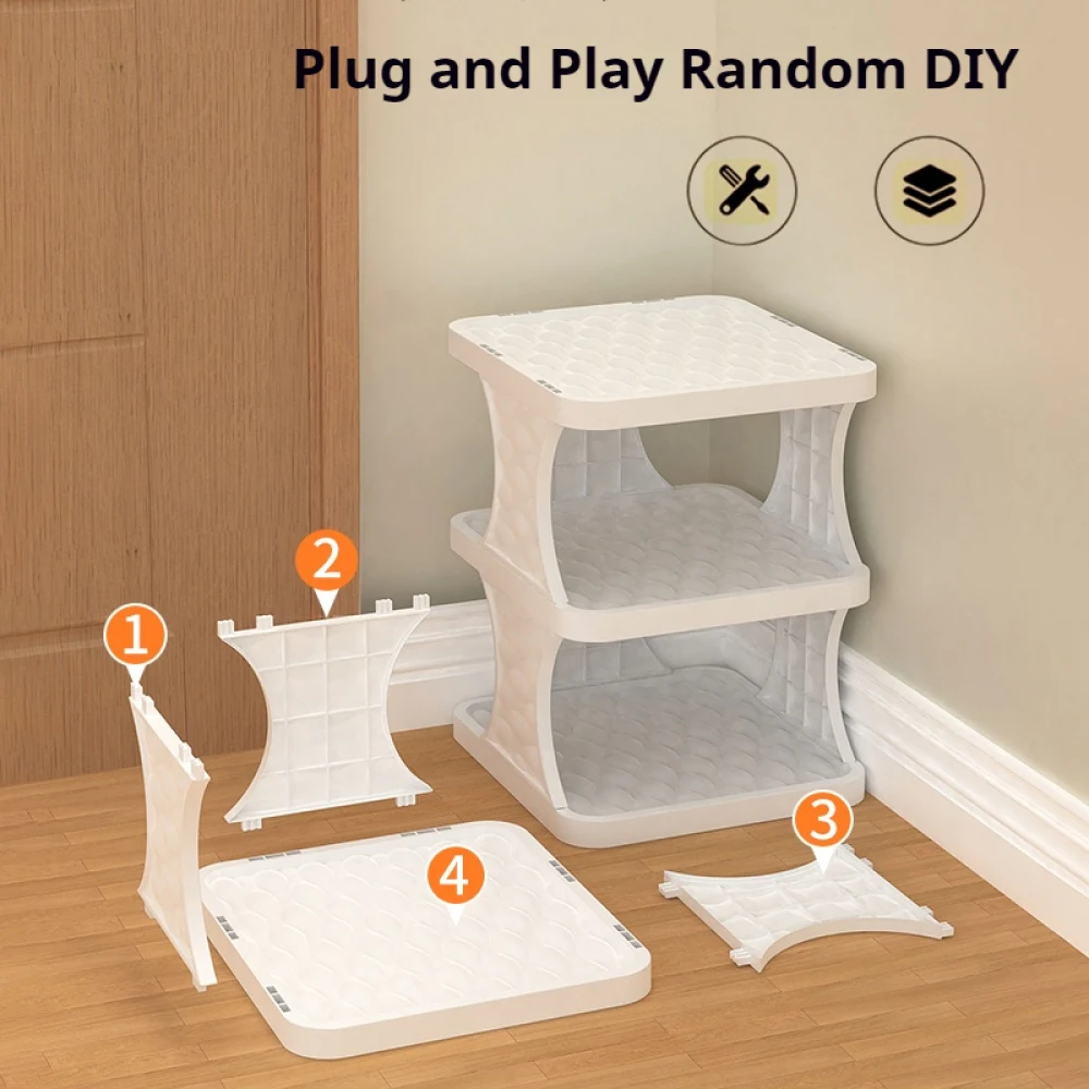 Multi Layer Simple Shoes Shelf Storage Organizer Color Cabinet Shoes Racks Household Rack Detachable Shoe Racks For Bedroom 5