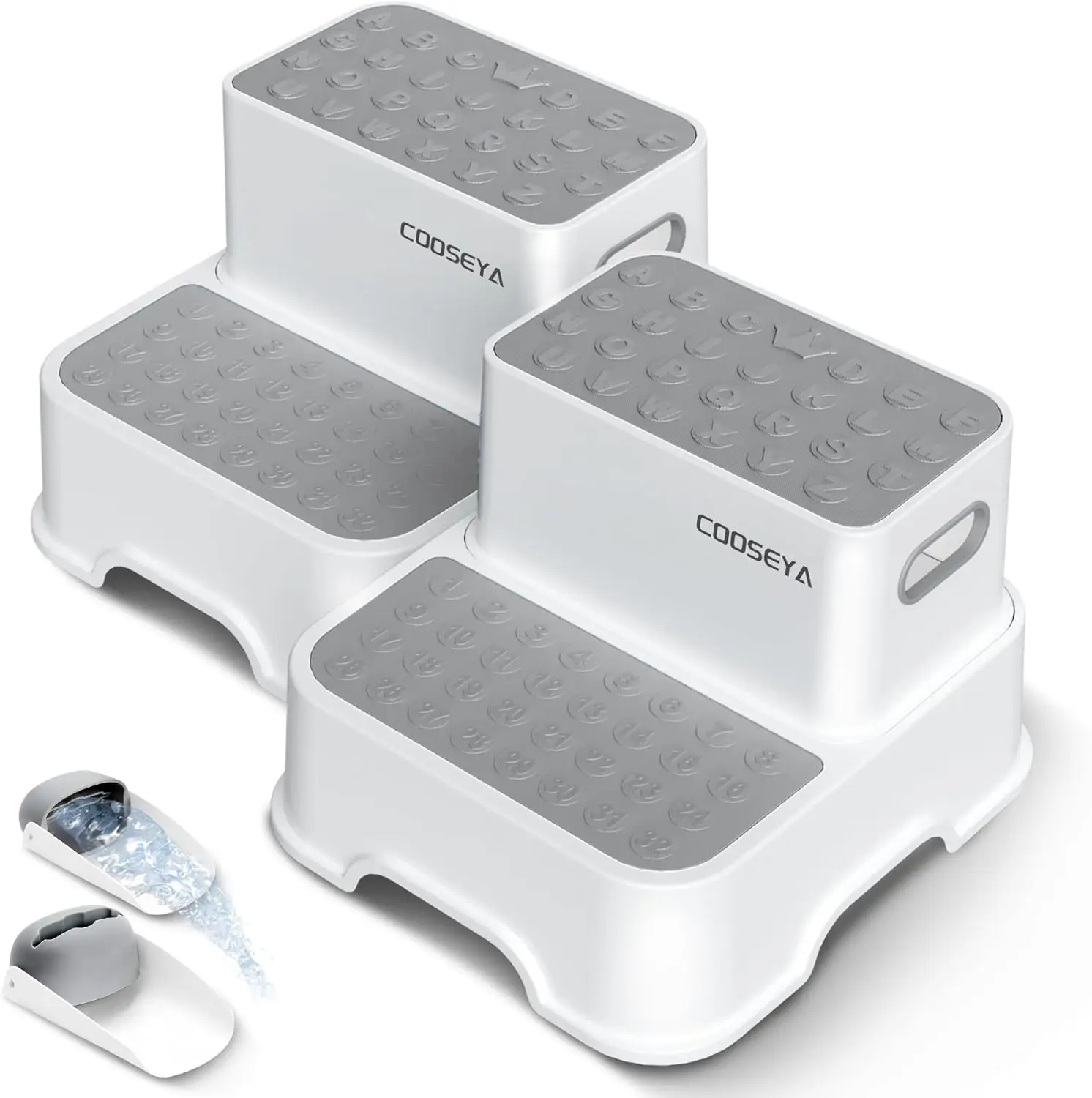 

Стул детский двухступенчатый, нескользящий Многофункциональный стул для ванной комнаты