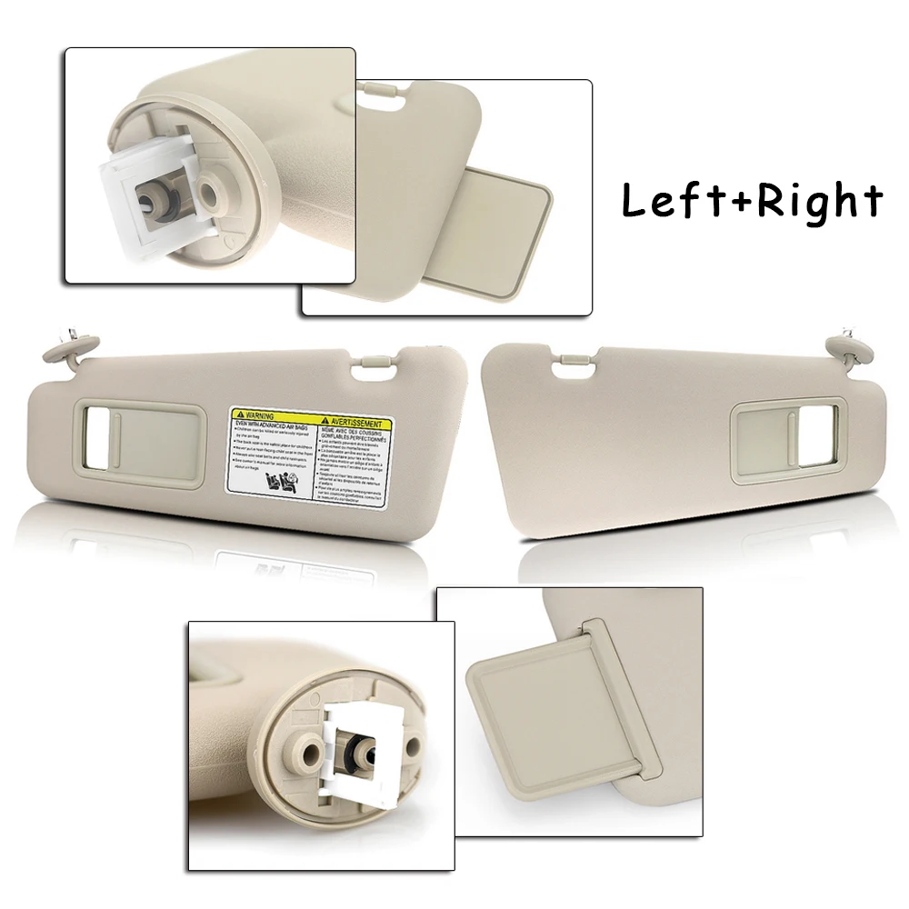 

Бежевый передний солнцезащитный козырек с регулируемой яркостью, проводной, левый, правый, LHD, автомобильная шторка для окна, шторка для Toyota Highlander 2008-2013