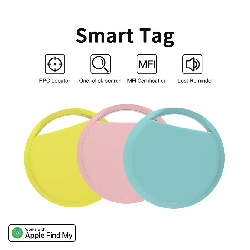 1/4 pcs Anti-lose Tracker For Apple Airtag Replacement via Find My Bluetooth GPS Tracker For Luggage IOS MFi Key Finder