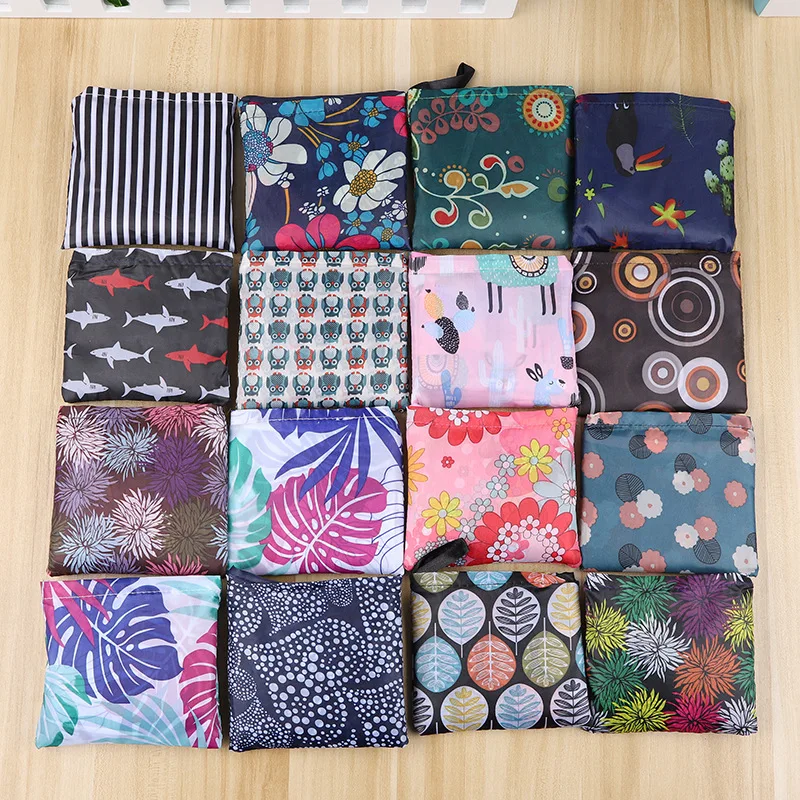 

Multiple Thick Foldable Shopping Storage Bags Large Capacity Reusable Grocery Bags Friendly Supermarket Waterproof Shoulder Bags