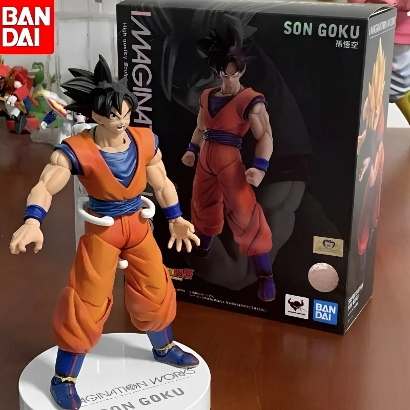 Original Bandai Invention Works Vegeta Son Goku Dragon Ball Z Anime Action Collection Figure Model Toys Regali In Magazzino