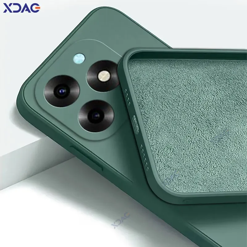 Premium Double Layer Waterproof Silicone Phone Case - Luxury Soft Shell Cover