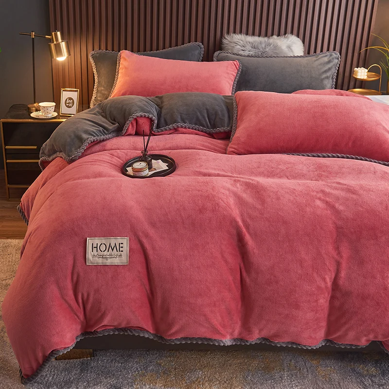 Coperta In Finta Pelliccia Di Visone 450 GSM: Morbida E Calda, Per Letto Matrimoniale E Divano, Colore Rosso, 150x200 Cm