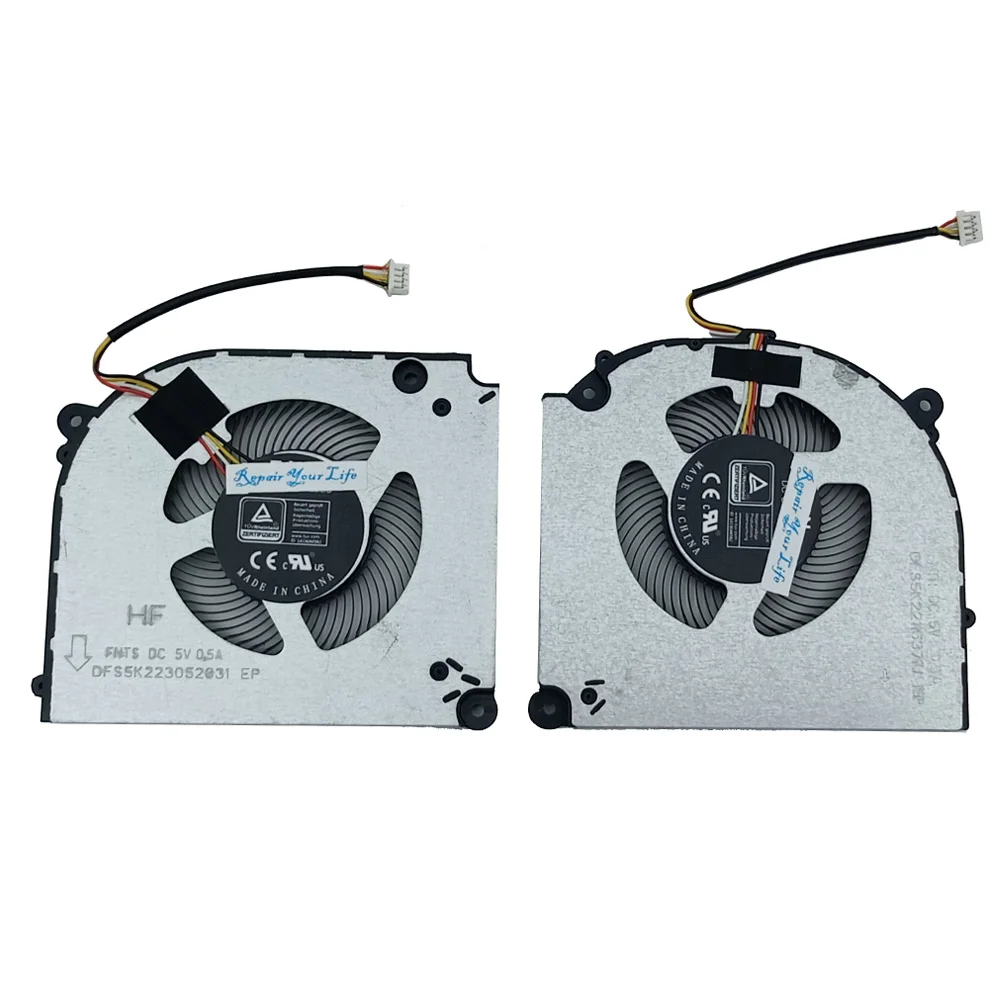 Ventilador de Refrigeração para Cpu e Gpu Radiador Cooler Machenike F1177plus L17 Gen 12 Mknp55hk Rtx 3050 3060 dc 5v - Imagem 6