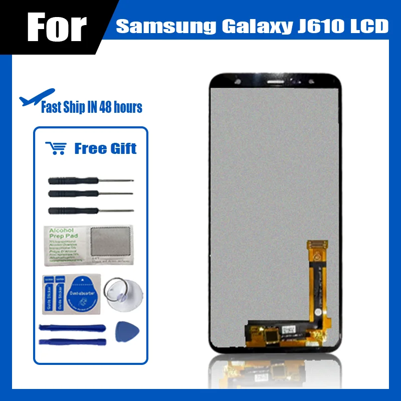 

100% Tested Display For Samsung Galaxy J6 Plus J610 SM-J610F J610 LCD Screen Touch Screen Digitizer for Samsung J6+ LCD Assembly