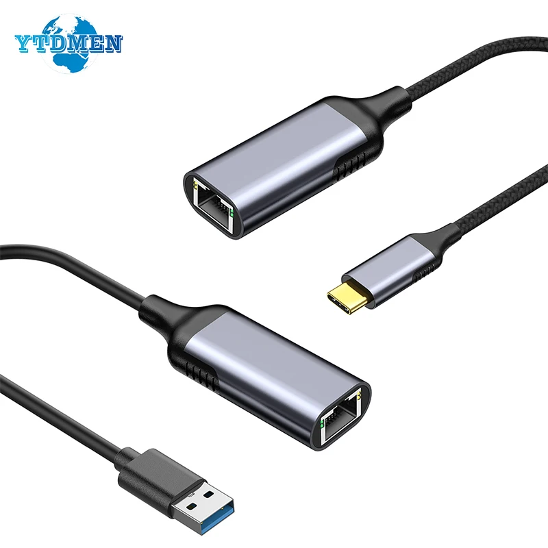 

Type C Ethernet Network Adapter USB to RJ45 100/1000Mbps Lan Internet Cable For Laptop MacBook PC Windows XP 7 8 10 LUX