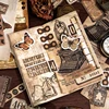 45pcs/piece Vintage Sticky Note Burning Style School Office Supplies DIY Scrapbooking Creative Stationery Notes Pape Set 3