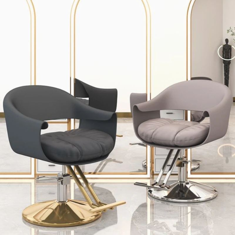 

Barbershop Luxury Simple Barber Chair Professional Swivel Lift Barber Chair cosmetic Cadeira De Barbeiro Beauty Furniture HDLFY