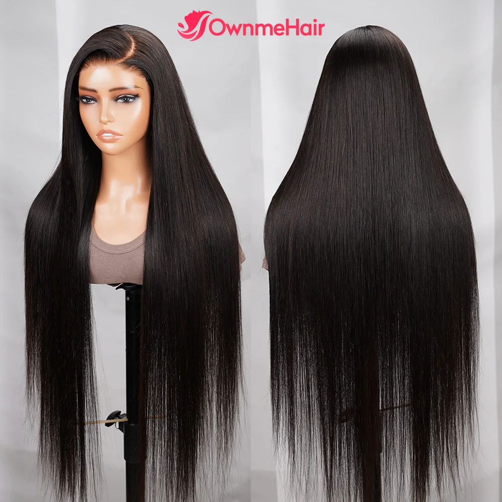 Lace Front Wig Human Hair Wigs Human Hair Wig Front Lace Wig Glueless 6x5 HD Lace Frontal Wig Pre Plucked Bleached Knots Pre Cut