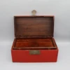 Old Jewellery Box, Red Dowry Wooden Box, Chinese Antique, Home Decoration, Table Accessory 3