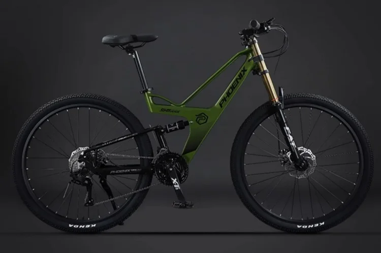 27.5 Inch Mountain Bike Soft Tail MTB Bikes Magnesium Alloy Frame Double Shoulder Fork 27/30 Speed Framework Ourtdoor Cycling