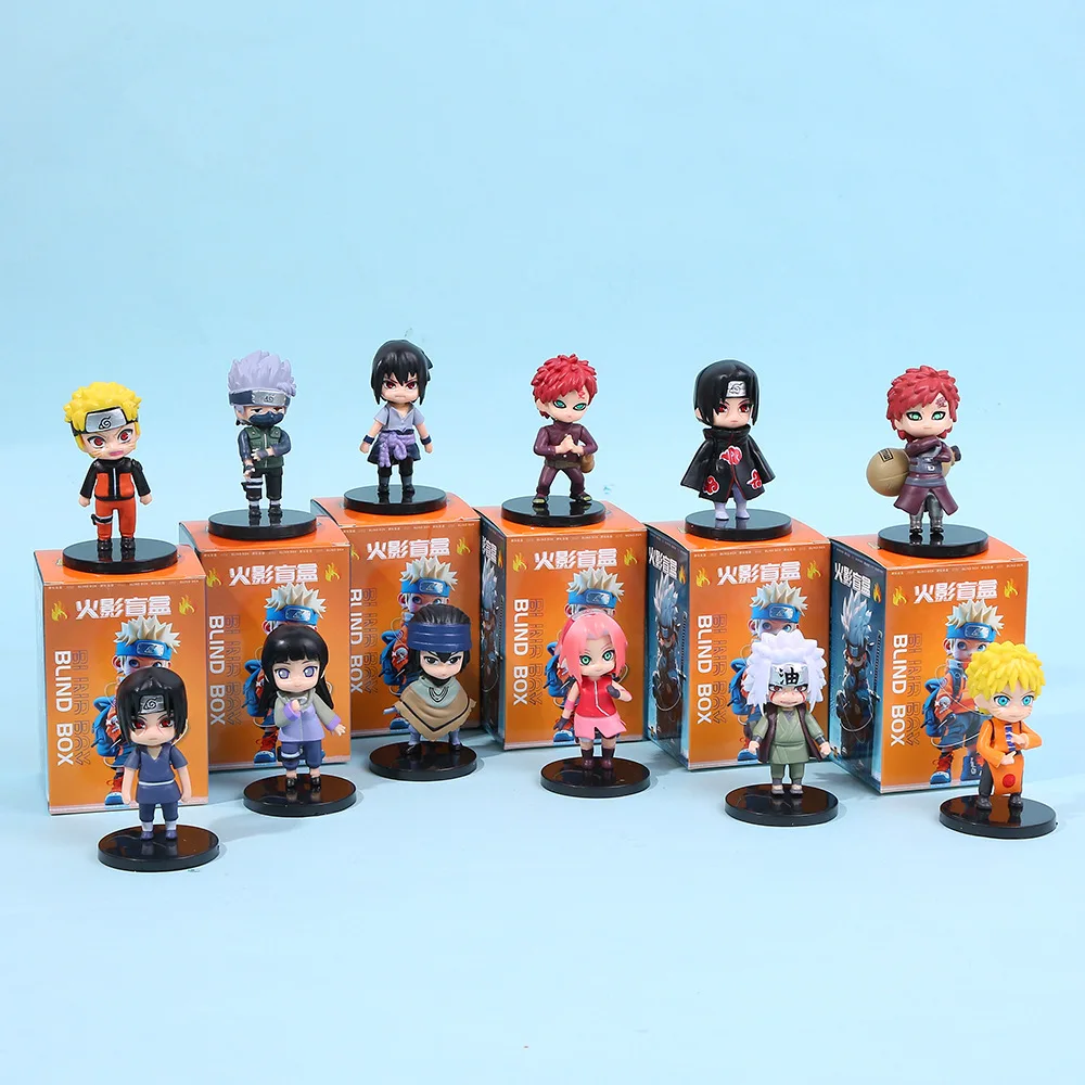 NARUTO ミニフィギュア他色々セット Naruto Blind Box Random Character Anime Mystery Figure Set Q