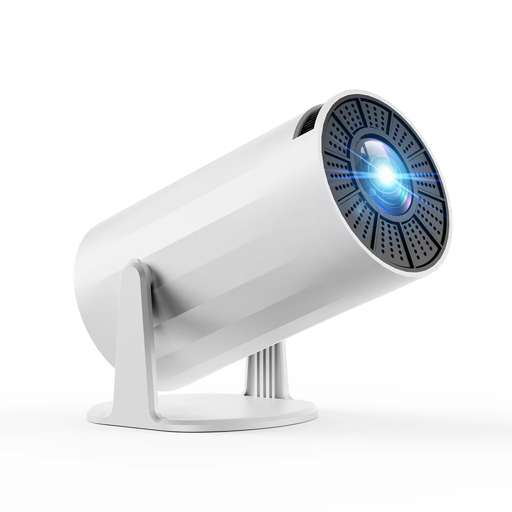 2025 720P Tela Portátil Mini Projetor XP300Pro WiFi6 4500Lumen Faróis 180 ° Alto-falante giratório 4K para cinema em casa de acampamento